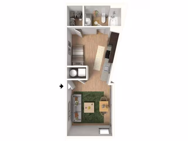 Unit 316 416 floor plan